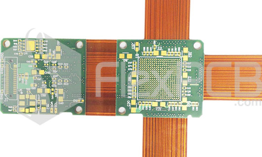 HDI Rigid-flex PCB with Vias